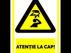 Semn atentie la cap